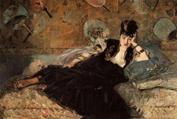 愛德華 馬奈 Woman with Fans( Nina de Callias) 愛德華 馬奈 Woman with Fans( Nina de Callias)